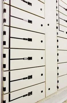 Electrical cabinet Stock Photos