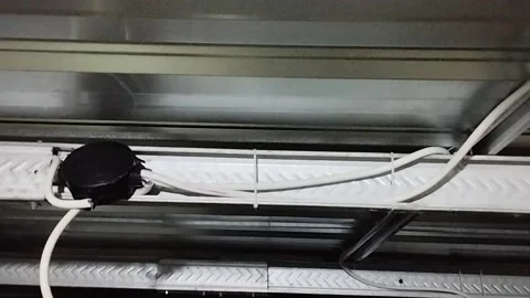 This is the electrical cable for the bathroom Stock Footage 229985418