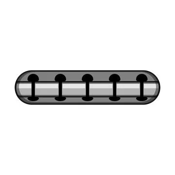 Electrical cable clip managing multiple wires organizing connection Stock Illustration