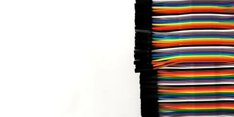 Electrical cable, energy and technological equipment  Stock Photos