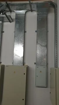 Electrical cable tray,electrical equipment Stock Photos