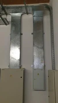 Electrical cable tray,electrical equipment Stock Photos