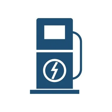 Electrical charging station icon Stockillustratie