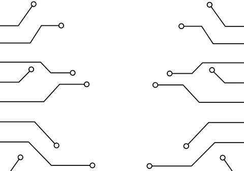 Electrical circuit board background for electrical devices vector illustratio Stock Illustration