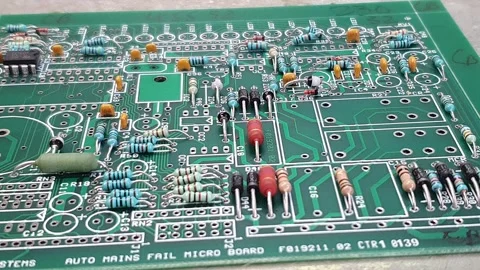 Electrical circuit board Stock Footage 293686345