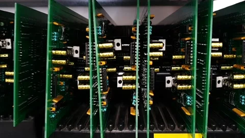 Electrical circuit boards for manufacturing Stock Footage 292260492