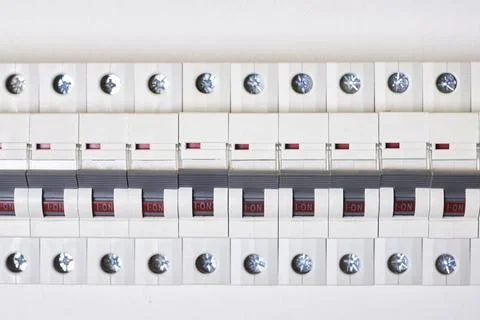 Electrical Circuit Breakers Stock Photos