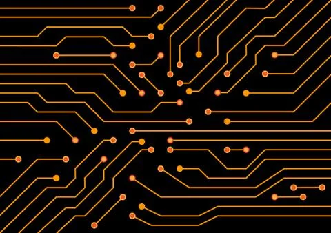 Electrical circuit . eps 10  illustration Stock Illustration