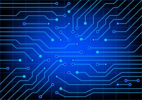 Electrical circuit . eps 10  illustration Stock Illustration