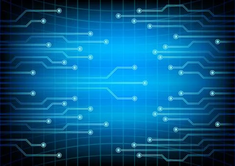 Electrical circuit . eps 10 vector illustration Stock Illustration
