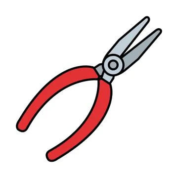 Electrical clamps tool icon Stock Illustration