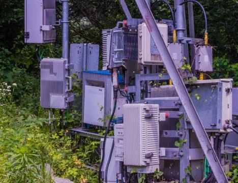 Electrical communications equipment Stock Photos