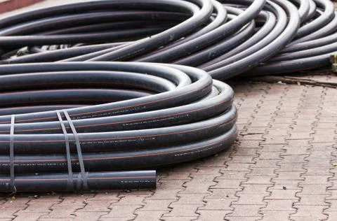 Electrical conduits Stock Photos