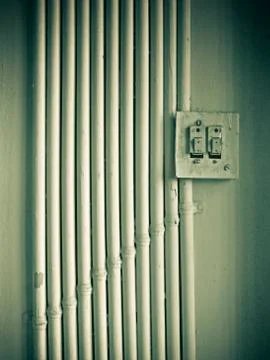 Electrical conduits Stock Photos