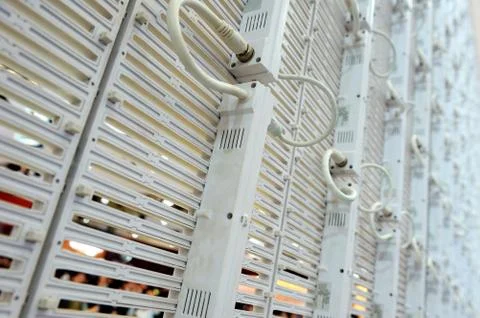 Electrical connections Stock Photos