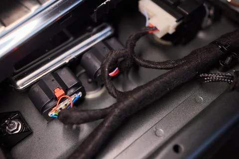 Electrical Connectors Found Inside An Appliance For Proper Functionality And 写真素材