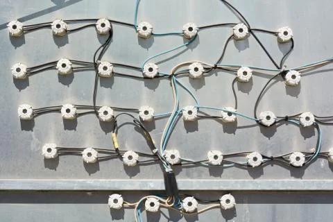 Electrical connectors Foto stock