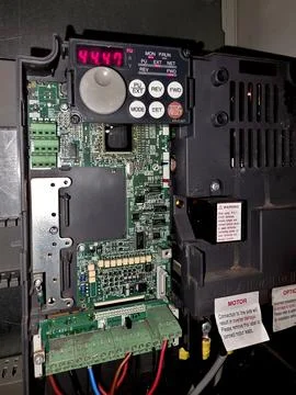 Electrical Control Board Showcasing the Inner Workings of Automated Systems Stock Photos