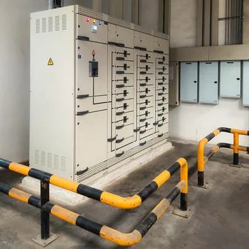 The electrical control cabinet Stock Photos