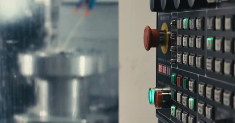 Electrical control room in industrial building Factory Stock Footage 170882375