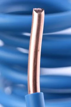 Electrical Copper Wire Stock Photos
