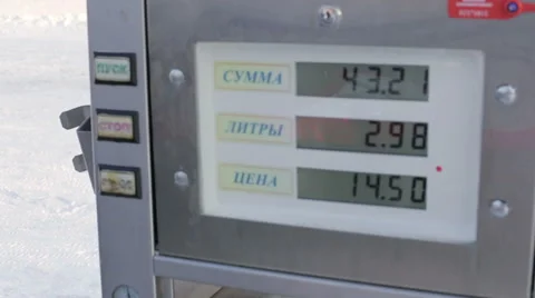 Electrical counter counts the number of  close-up Stock Footage 58617683