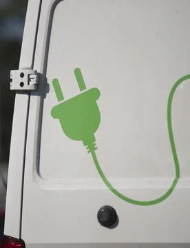 Electrical current distributon by wire Stock Photos