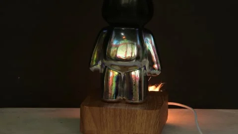 Electrical device emits smoke due to overheating and malfunction creating danger Stock Footage 332169141