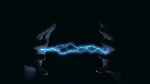 Electrical discharge between the hands Vidéo 98302270