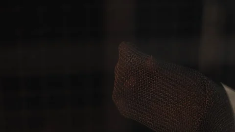 Electrical Discharge Demonstration. Electric arc between two nodes demonstrating Stock Footage 260478130