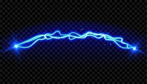 Electrical discharge impact effect. Magical energy flash. Electrical energy 스톡 일러스트