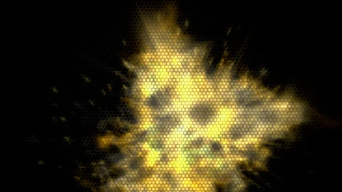 Electrical discharges, electromagnetic field, energy. Protective grid Stock Footage 142642653