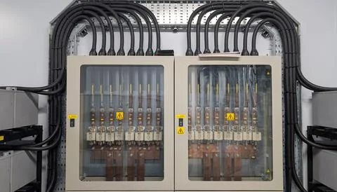 Electrical distribution cabinet Stock Photos