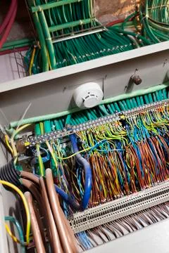 Electrical distribution center Stock Photos