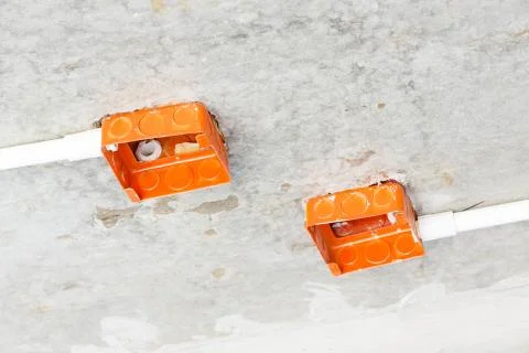 Electrical distribution system Stock Photos