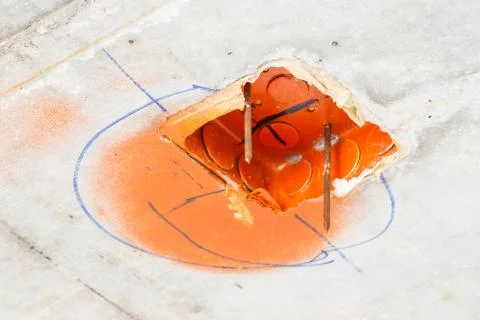 Electrical distribution system Stock Photos