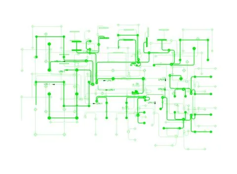 Electrical drawing vector Stock Illustration