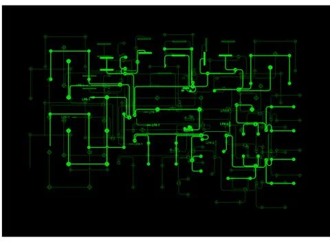 Electrical drawing vector Stock Illustration