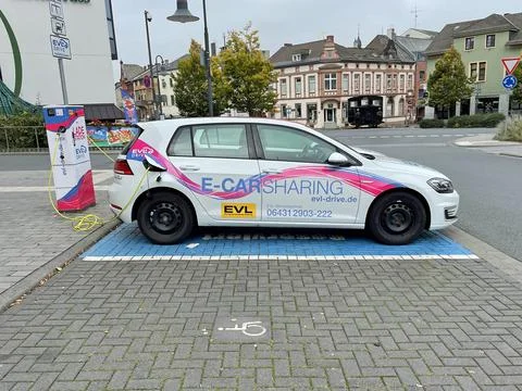 Electrical E-Carsharing EVLdrive Stock Photos
