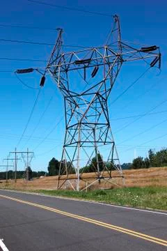 Electrical energy &amp; delivery system. Stock Photos