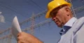 Electrical Engineer Supervisor Checking High Energy Installation Project Working 4k or 4k+ Resolution