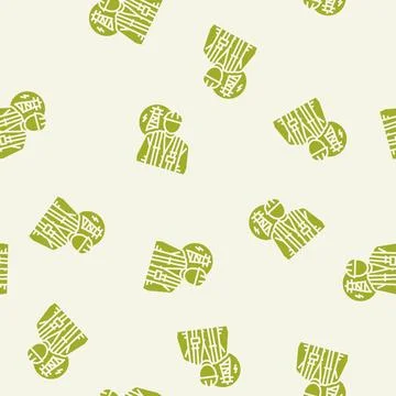 Electrical engineer technology glyph seamless pattern Stockillustratie