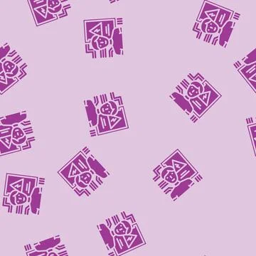 Electrical engineer technology glyph vector seamless pattern Stock Illustration