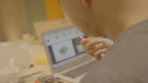 An electrical engineer works with an electrical appliance 動画素材 126976877