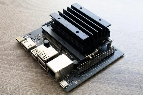 Electrical engineering and computer science programming board on a table Stock Photos