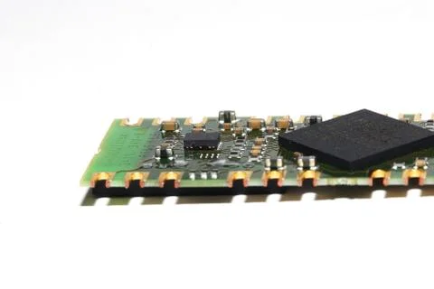 Electrical engineering circuit board Foto stock