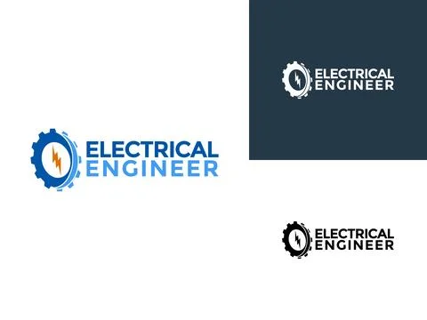 Electrical Engineering Logo design Creative Modern vector template, Enginee.. Illustrazione stock