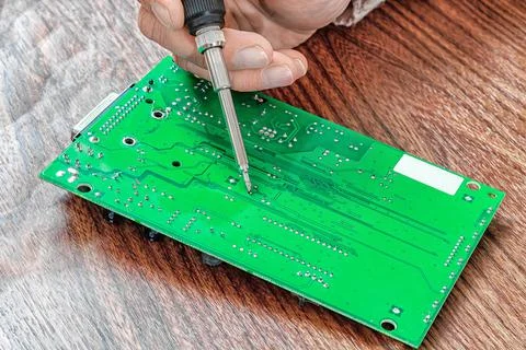 Electrical engineering repair Foto stock