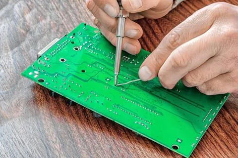 Electrical engineering repair Stock Photos