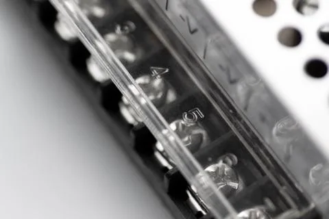 Electrical equipment close-up Stock Photos